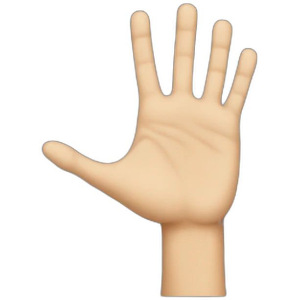 hand with indcator finger rotating emoji