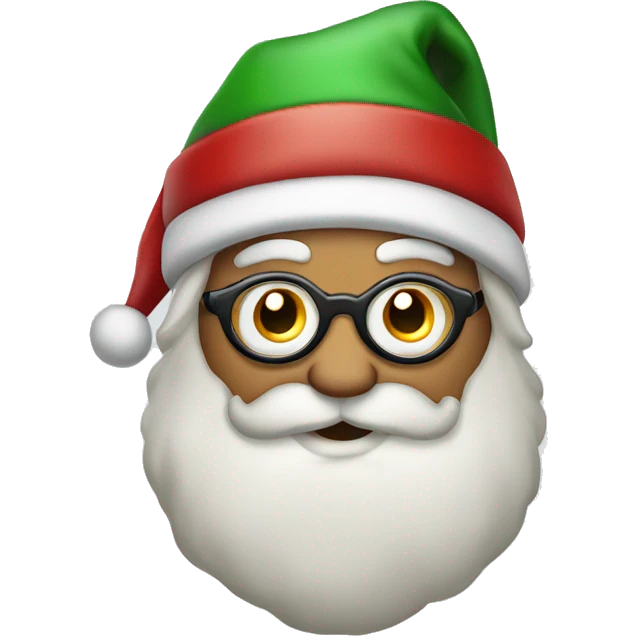 santa claus with monocle emoji