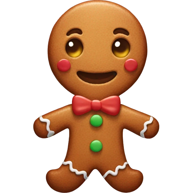 Gingerbread man  emoji