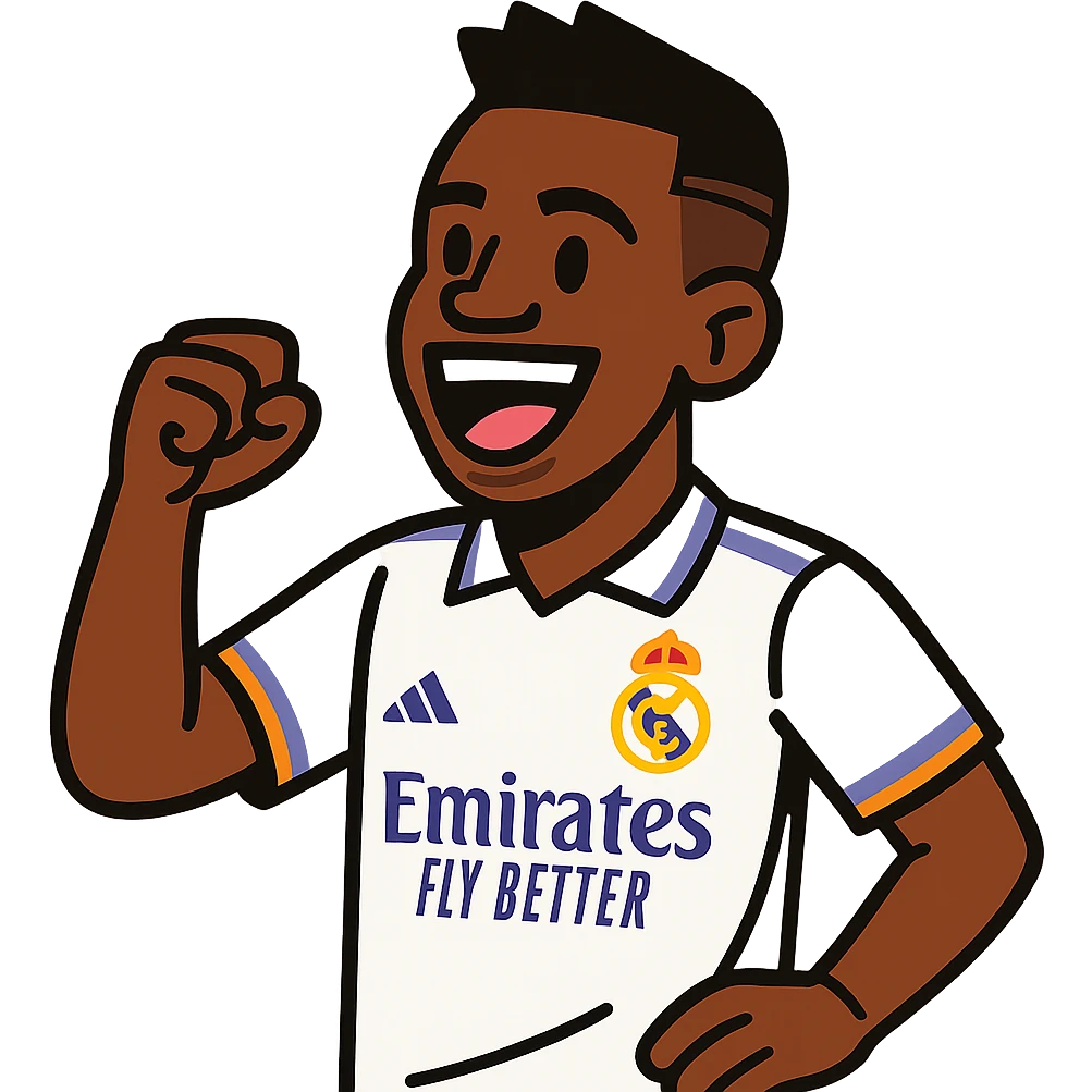 cartoon Vinicius Jr. emoji