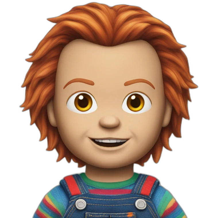 Chucky poupée emoji