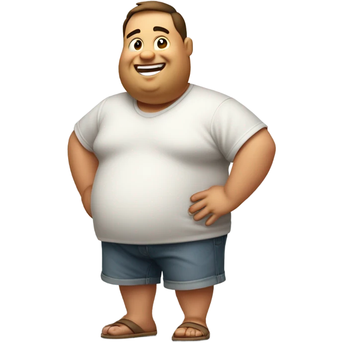 Fat man emoji