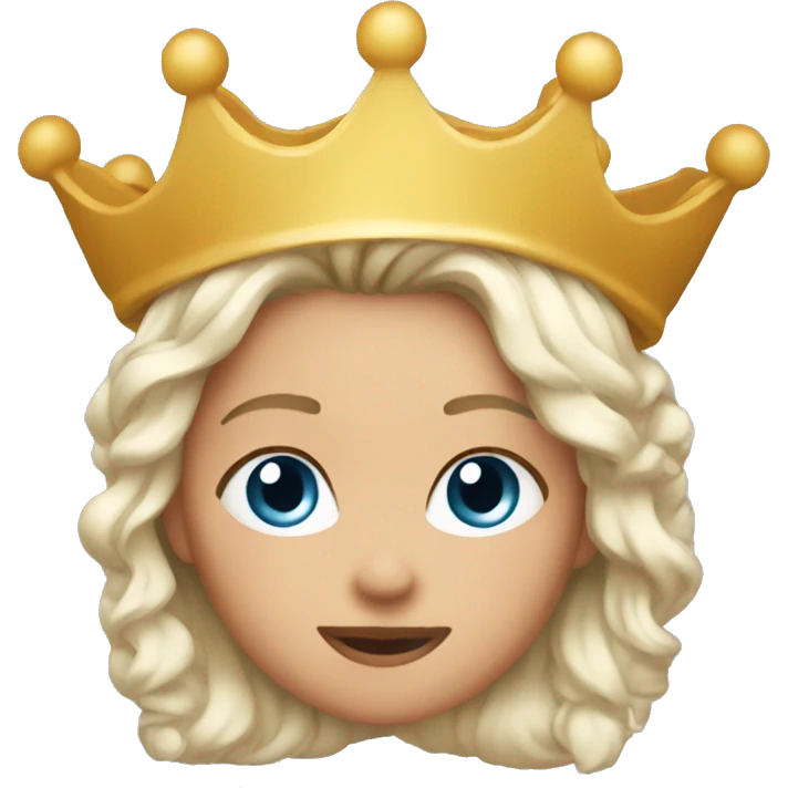 This emoji With a crown on the head 💁🏼‍♀️ emoji