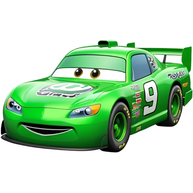 Chick Hicks green race car emoji
