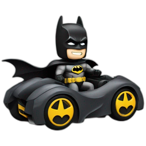 Batman on batmobile  emoji
