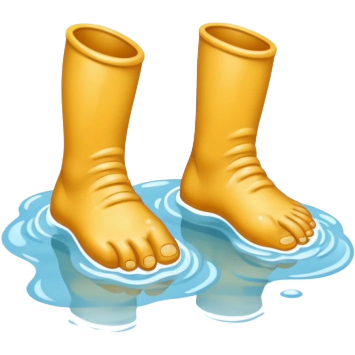 Wet feet emoji