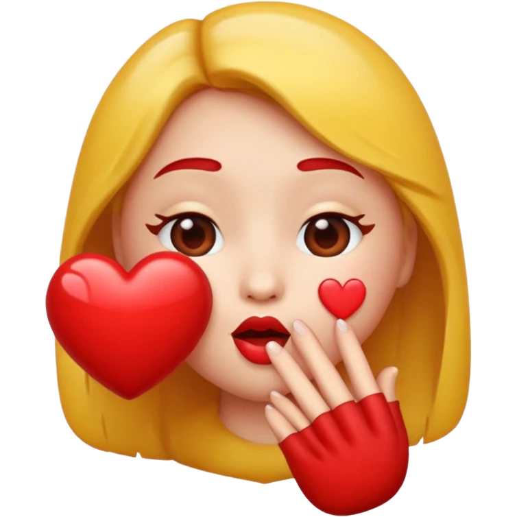 Blowing a kiss emoji emoji