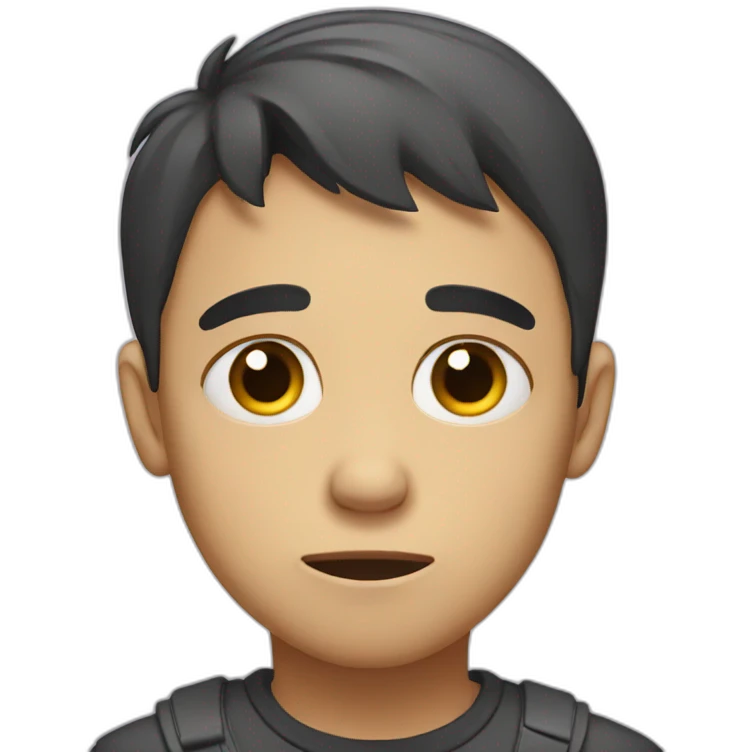 Sad boy emoji
