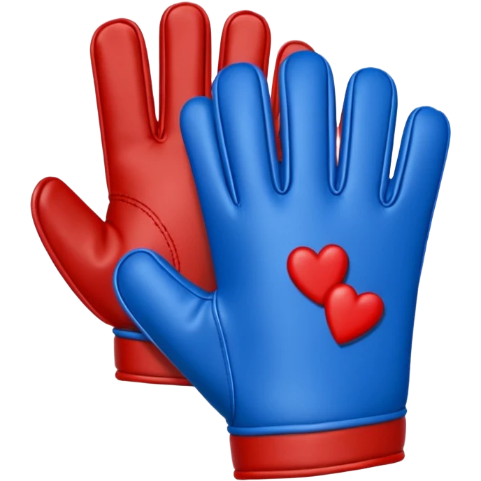 number onde glove hand  nfl blue (#00A3E0) and red (#F9423A) emoji