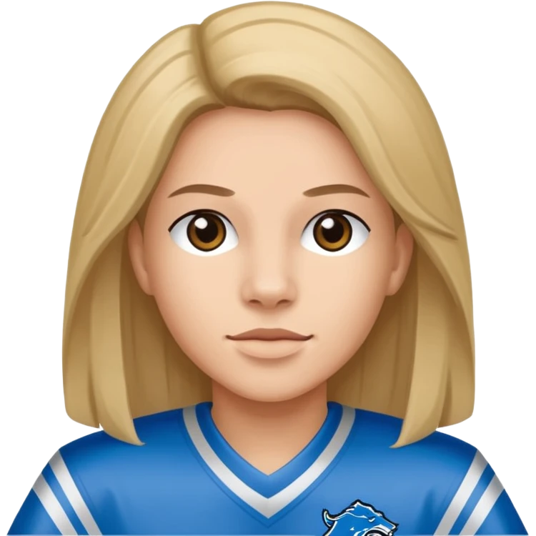 Me with a Detroit lions flag emoji