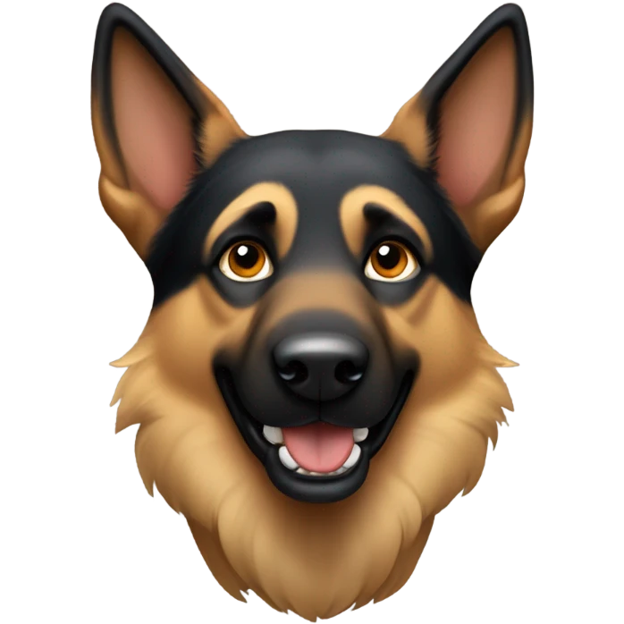 German Shepard  emoji