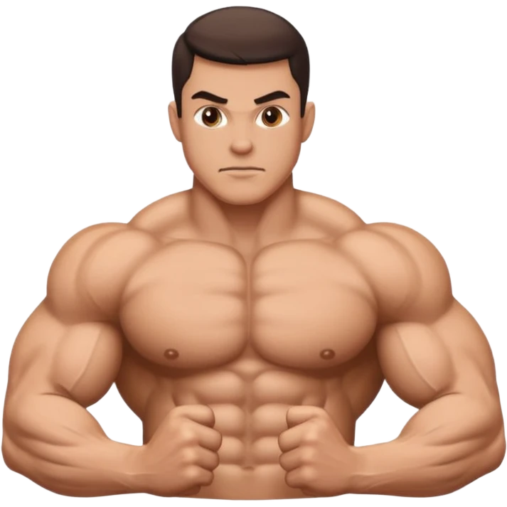 The rock physique emoji