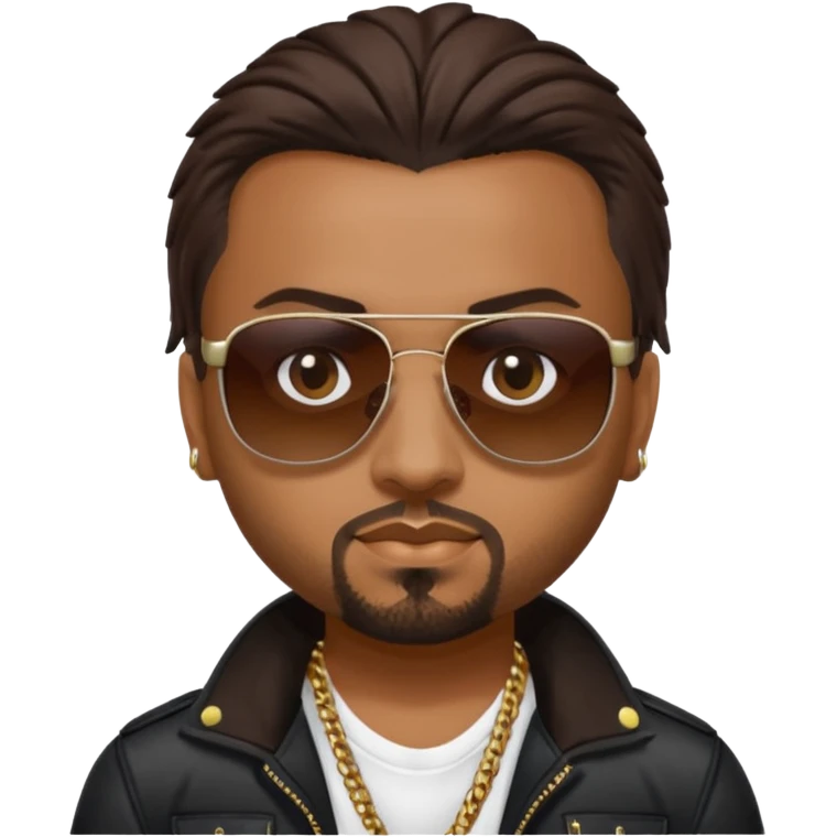 Sean Paul with dark brown hair emoji