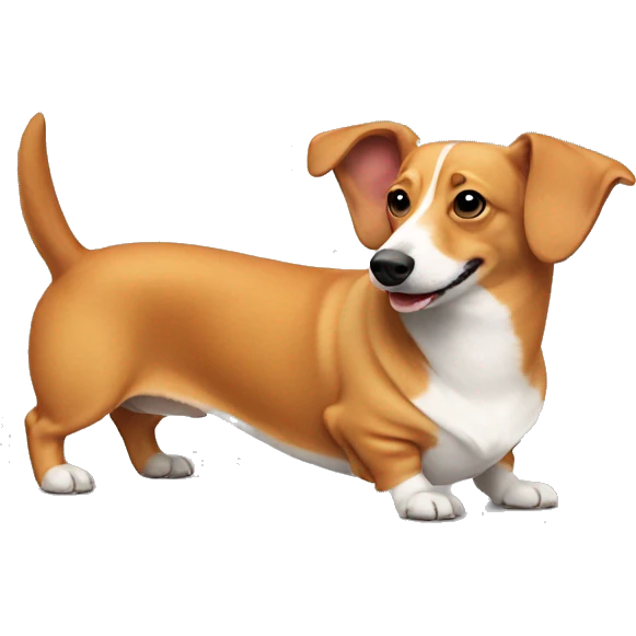 Dachshund and a corgi emoji