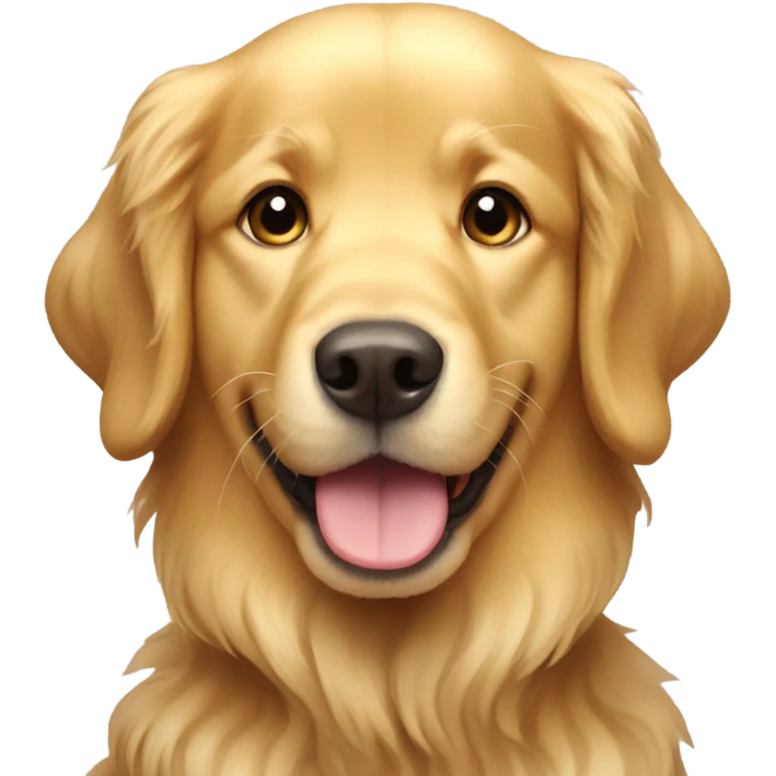 Golden retriever emoji