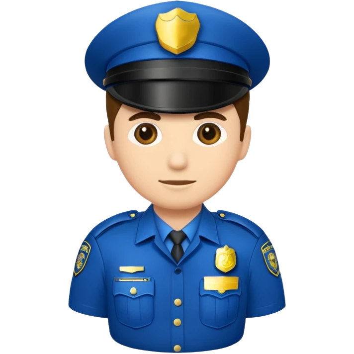 fancy police officer emoji