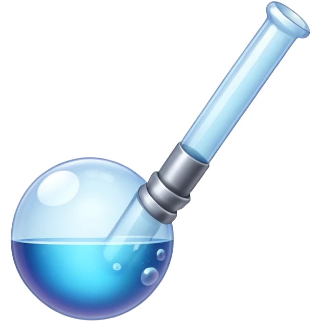 Bubble pipe made of quartz emoji