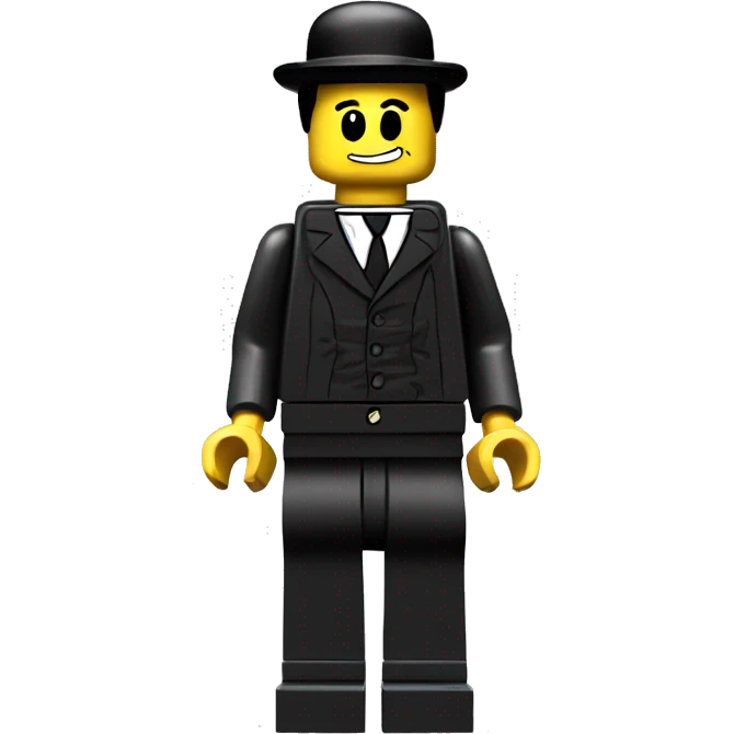 Charles Chaplin lego full body emoji