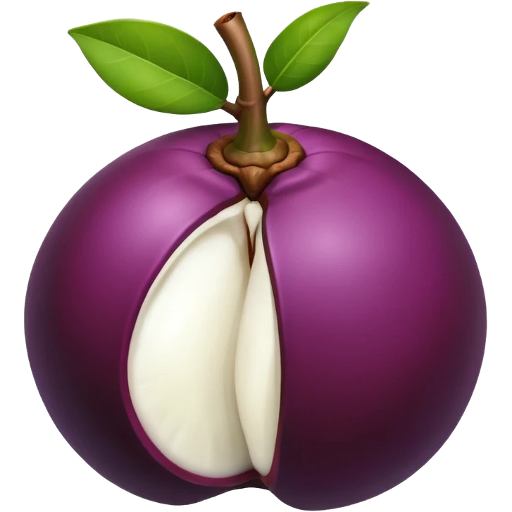 Mangosteen emoji