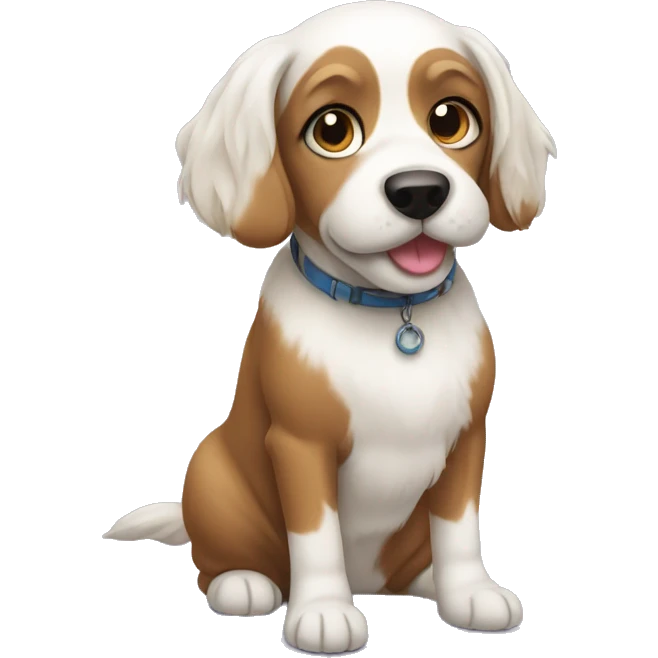 Bobtail dog  emoji