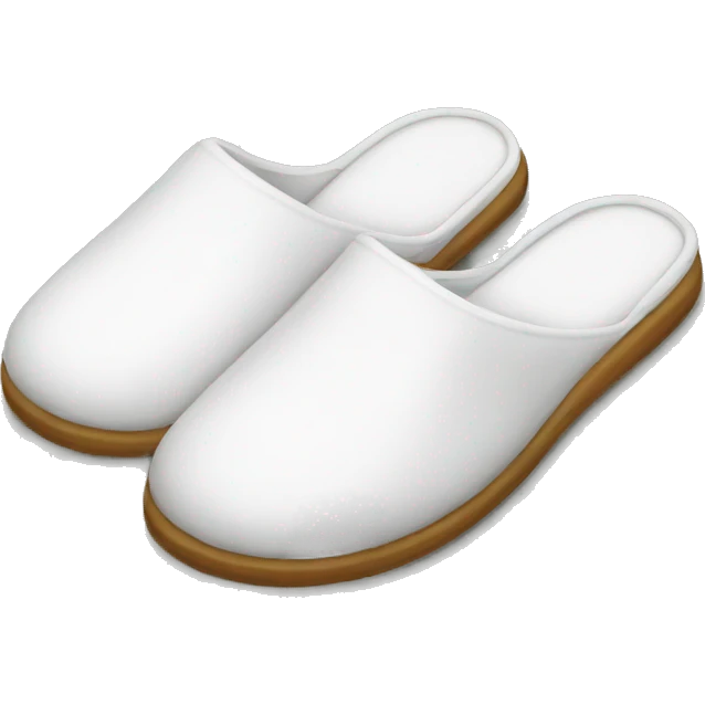 White slippers emoji