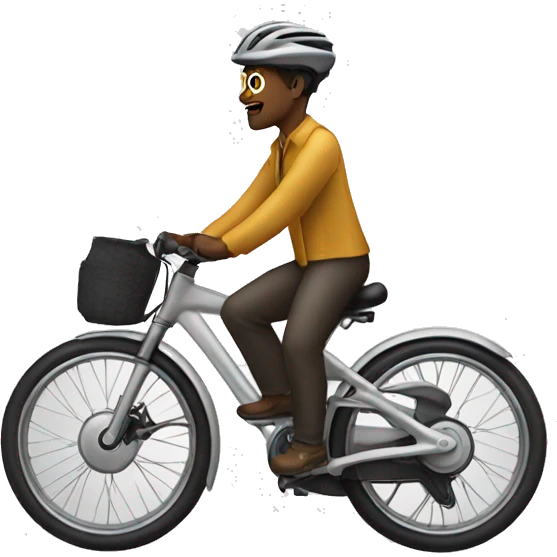 Person on a ebike emoji