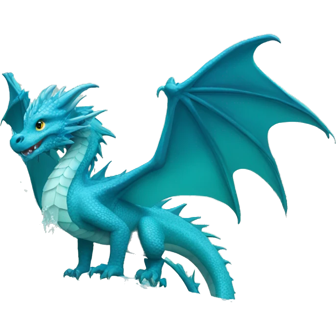 Dragon of water emoji