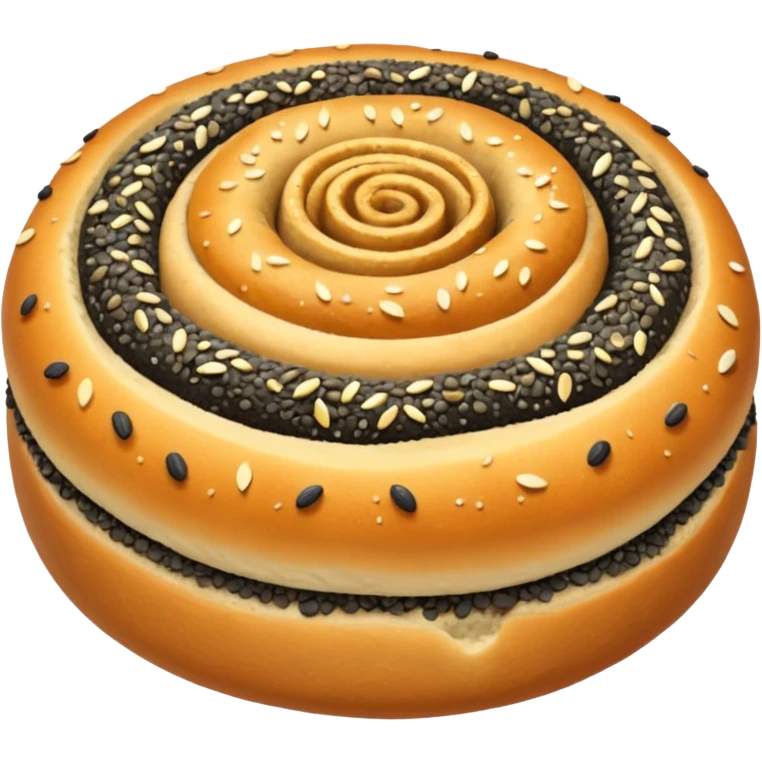 make an emoji of poppy seed roll emoji