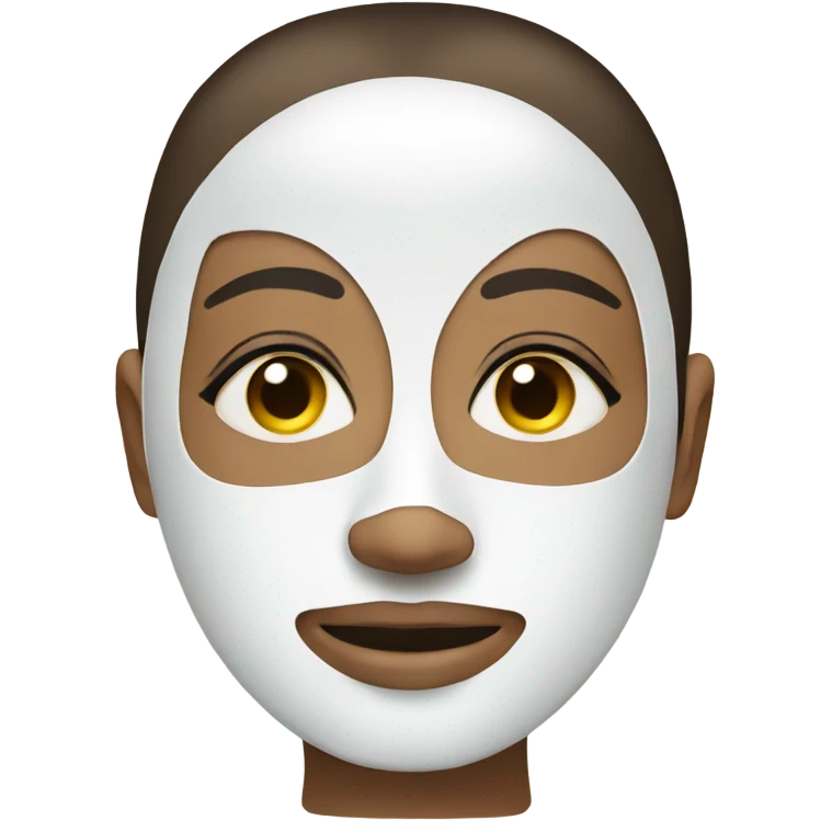 Face mask skincare emoji