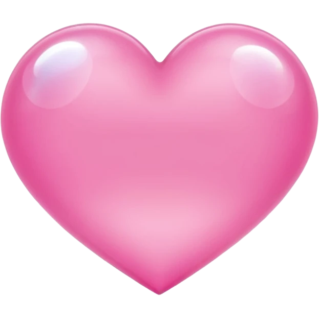 Heart bubble emoji