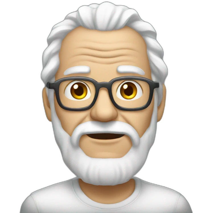 heavy metal grandpa emoji