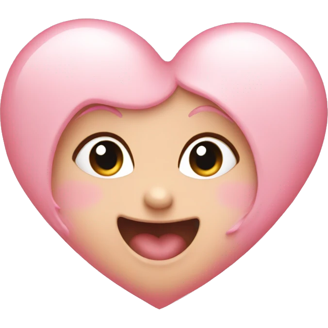 baby pink heart emoji