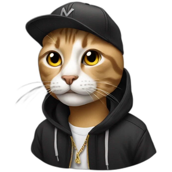 Rapper Cat emoji