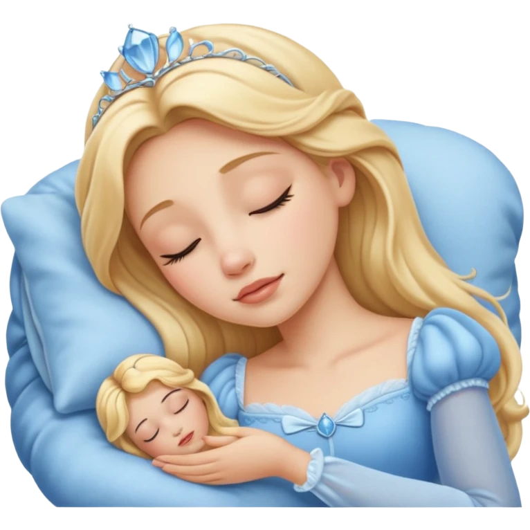 Sleeping Cinderella emoji