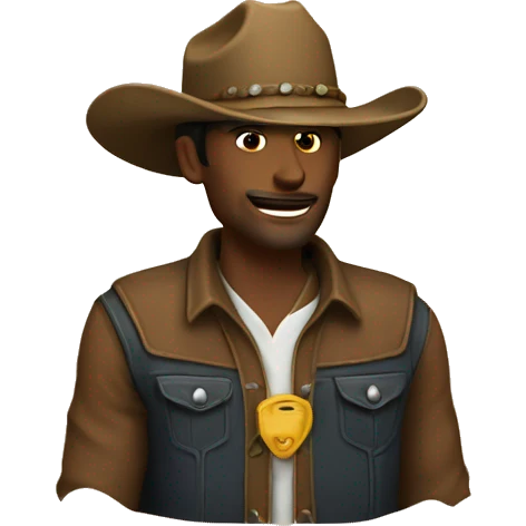 cowboy with hat cov emoji
