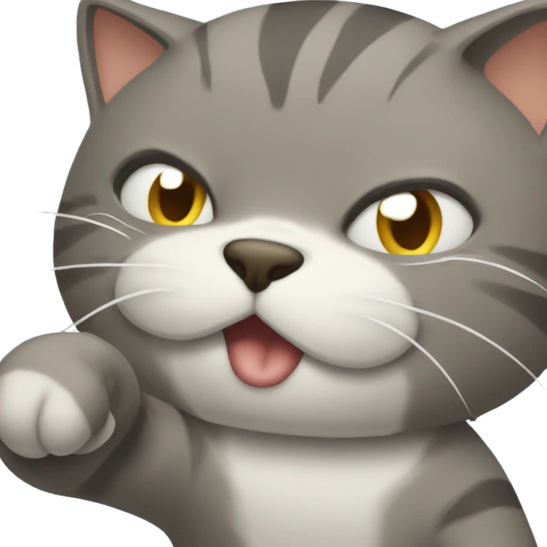 Cat slapping  emoji