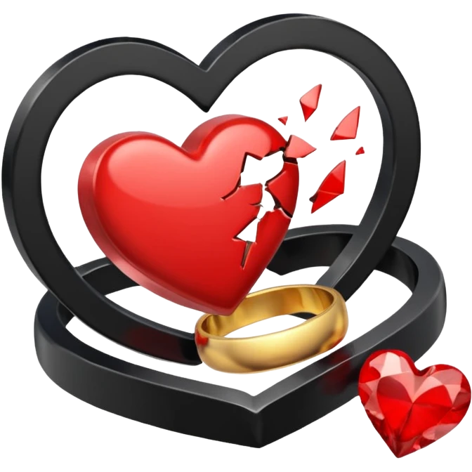 Marriage divorces emoji