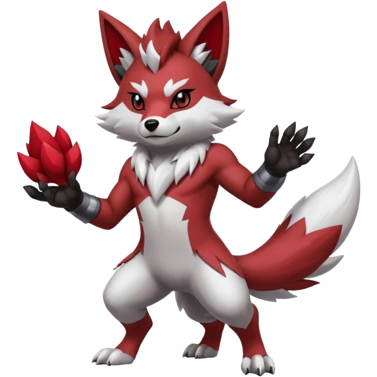Lycanroc-Zangoose-Zorua-fusion emoji