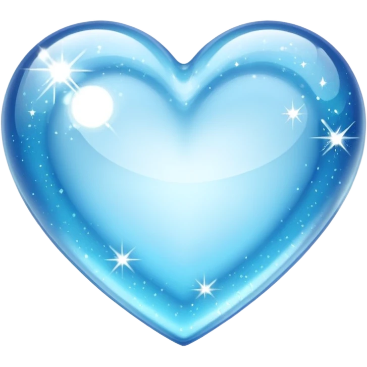 sparkle clear heart emoji emoji