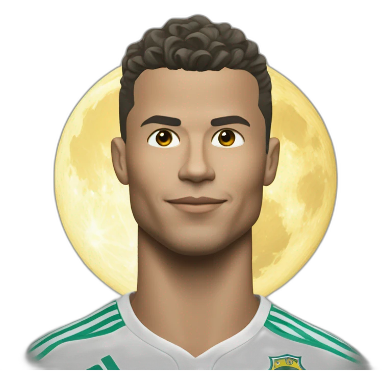 ronaldo sur la lune emoji