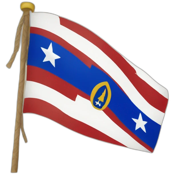 Drapeau acadien emoji