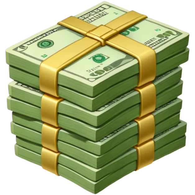 cash pile emoji