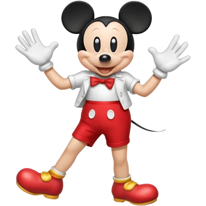 Mickey mouse dancing emoji