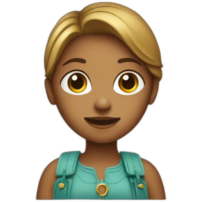 A girl wearing handbag emoji