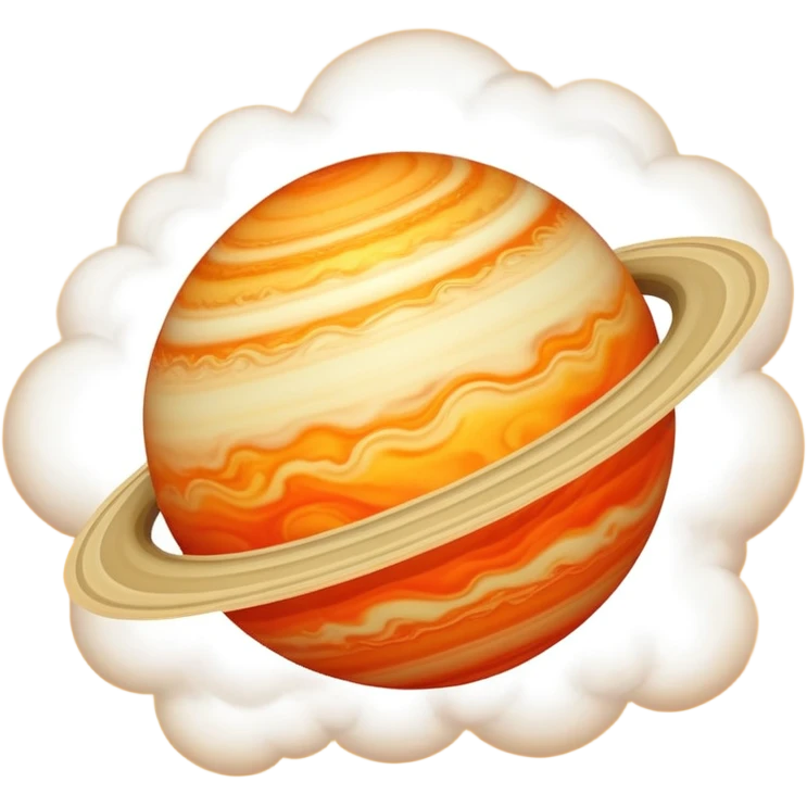 Planet Venus in space emoji