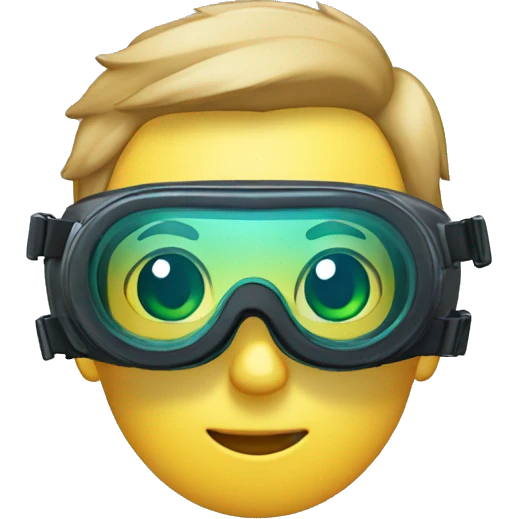 goggles for laboratory emoji