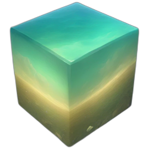 Ocean cube emoji