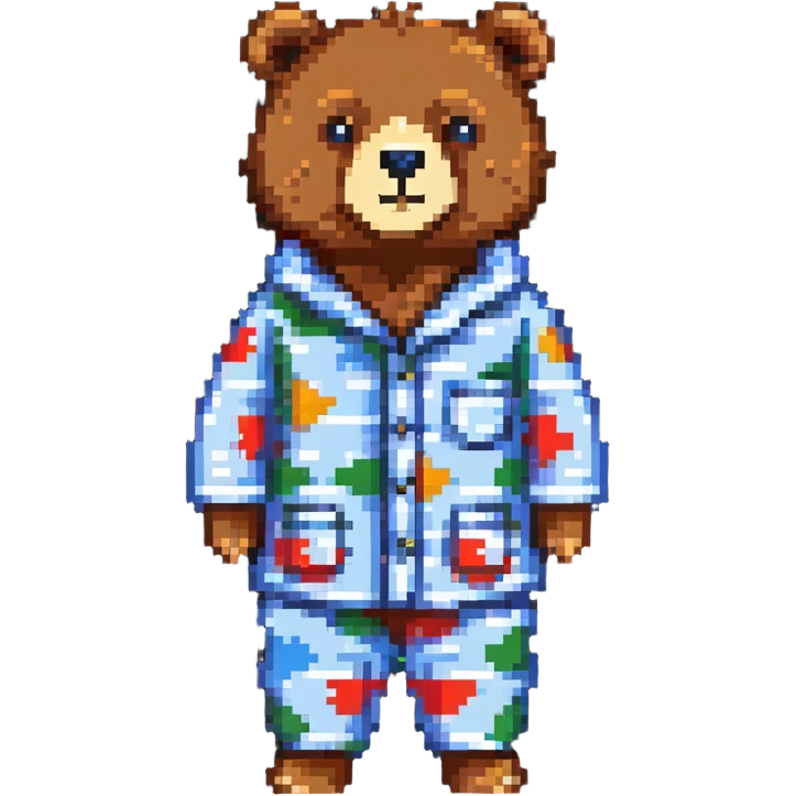 bear in pajamas emoji
