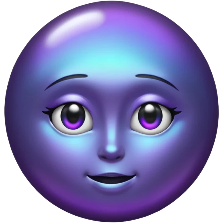 black and purple pearl black colour emoji