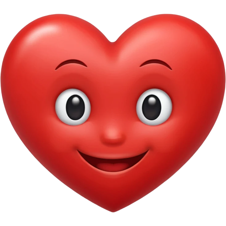 Laugh with red heart emoji